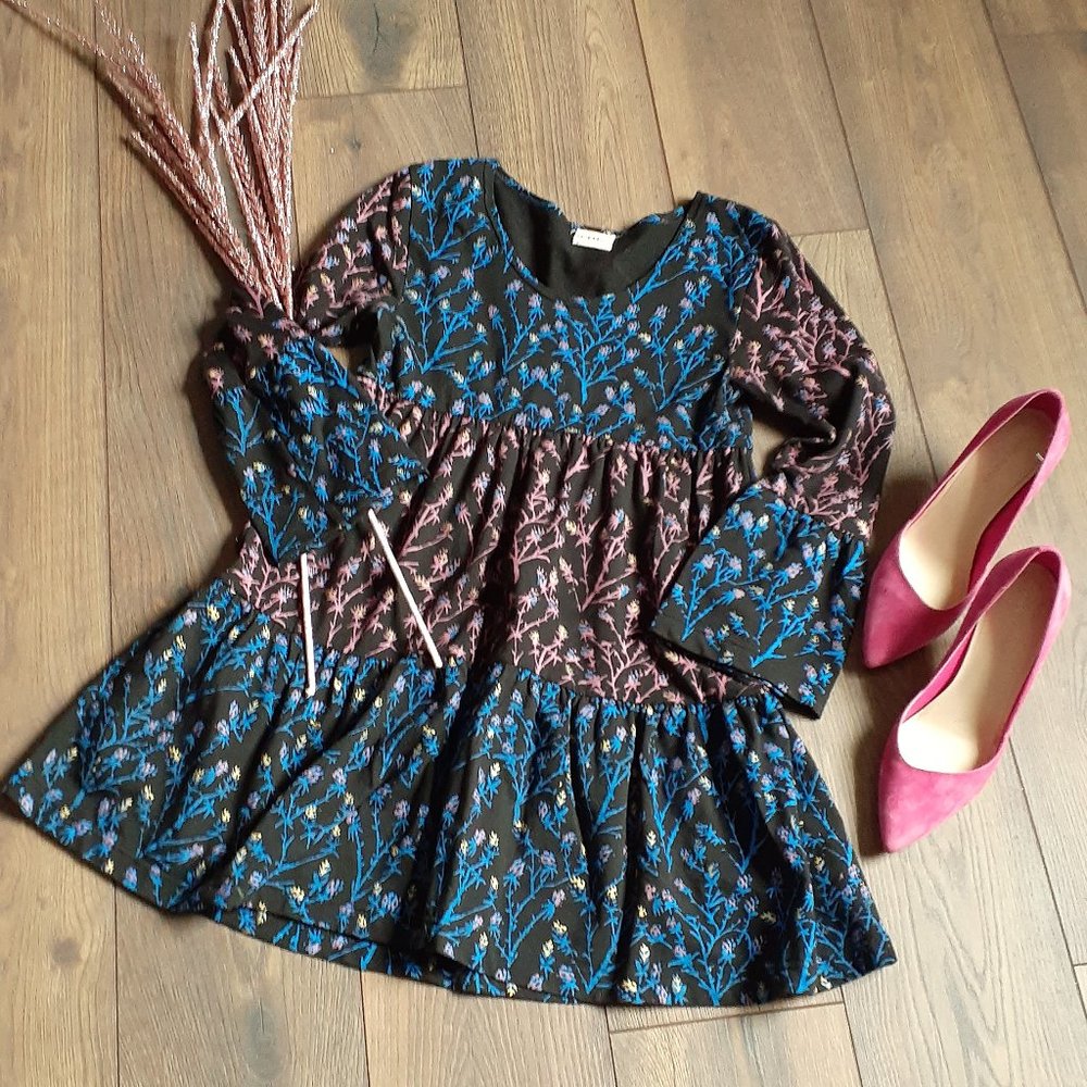 Thief & Bandit | Berry Peasant Dress